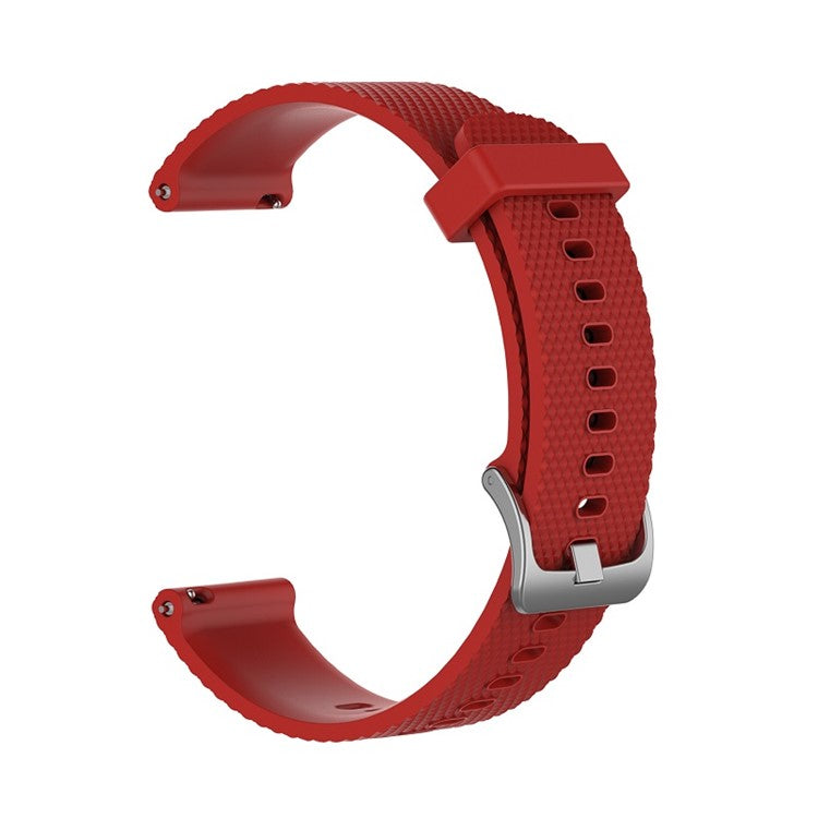 Soft Silicone Smart Watch Strap Replacement Strap 20mm for POLAR Ignite Smart Watch - Red