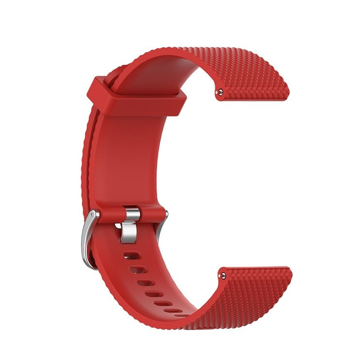 Soft Silicone Smart Watch Strap Replacement Strap 20mm for POLAR Ignite Smart Watch - Red