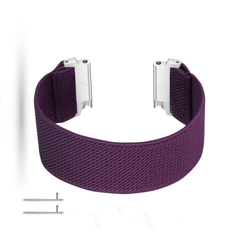 22mm Solid Color Printing Nylon Smart Watch Band for Huawei Watch GT 2e / GT / GT 2 46mm - Purple
