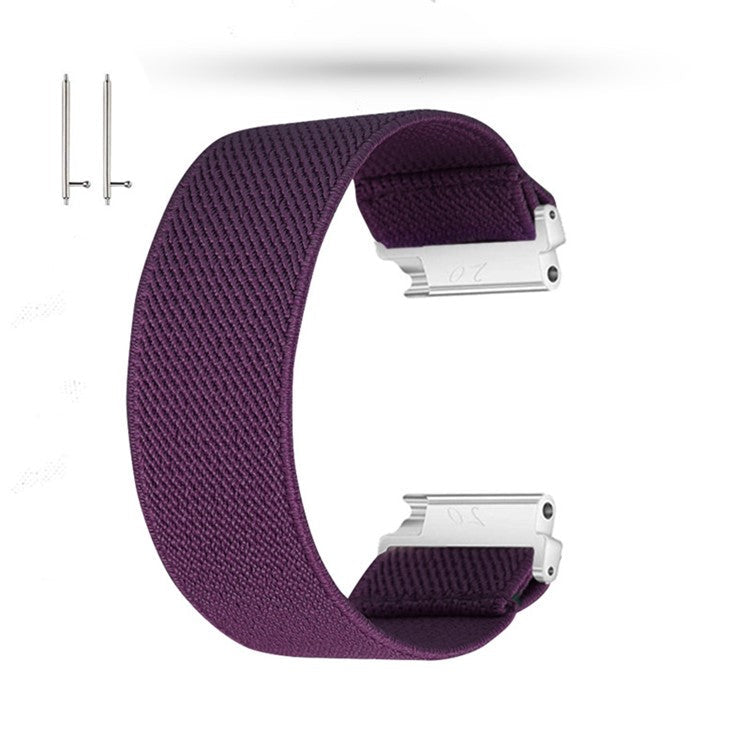 22mm Solid Color Printing Nylon Smart Watch Band for Huawei Watch GT 2e / GT / GT 2 46mm - Purple