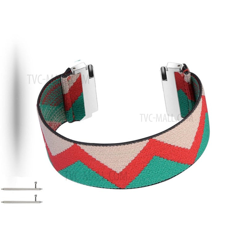 22mm Colorful Nylon Watch Band for Huawei Watch GT 2e/GT/GT 2 46mm  - Triangle Colorful