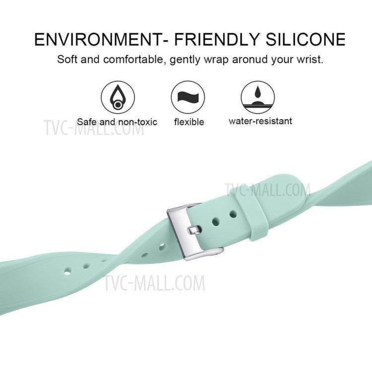 Soft Silicone Watch Band Replacement for Fitbit Versa / Versa 2 - Green