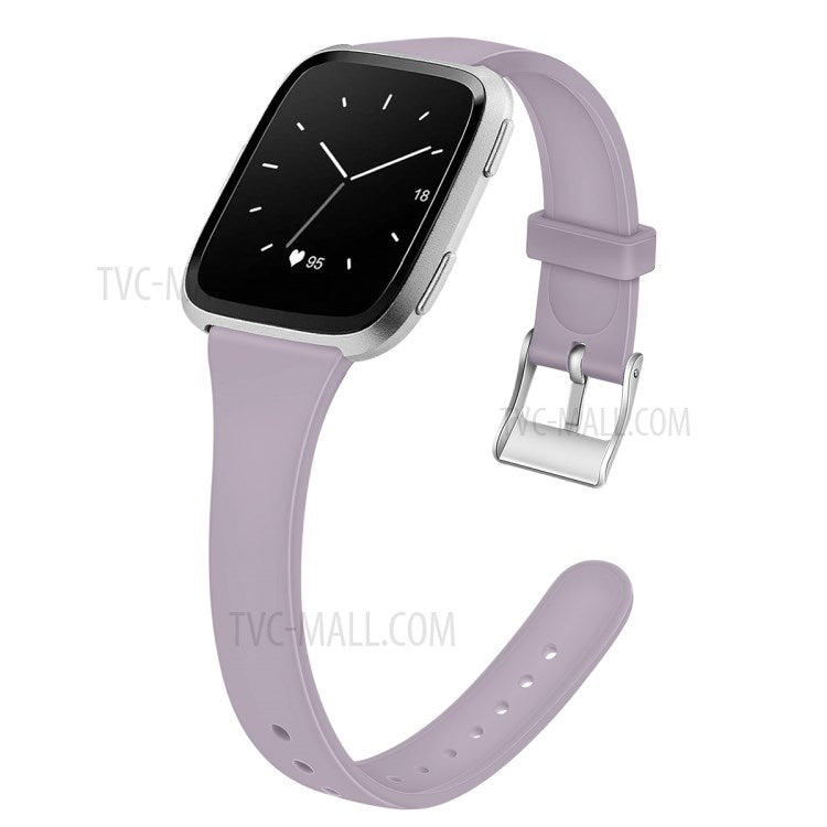 Soft Silicone Watch Band Replacement for Fitbit Versa / Versa 2 - Purple