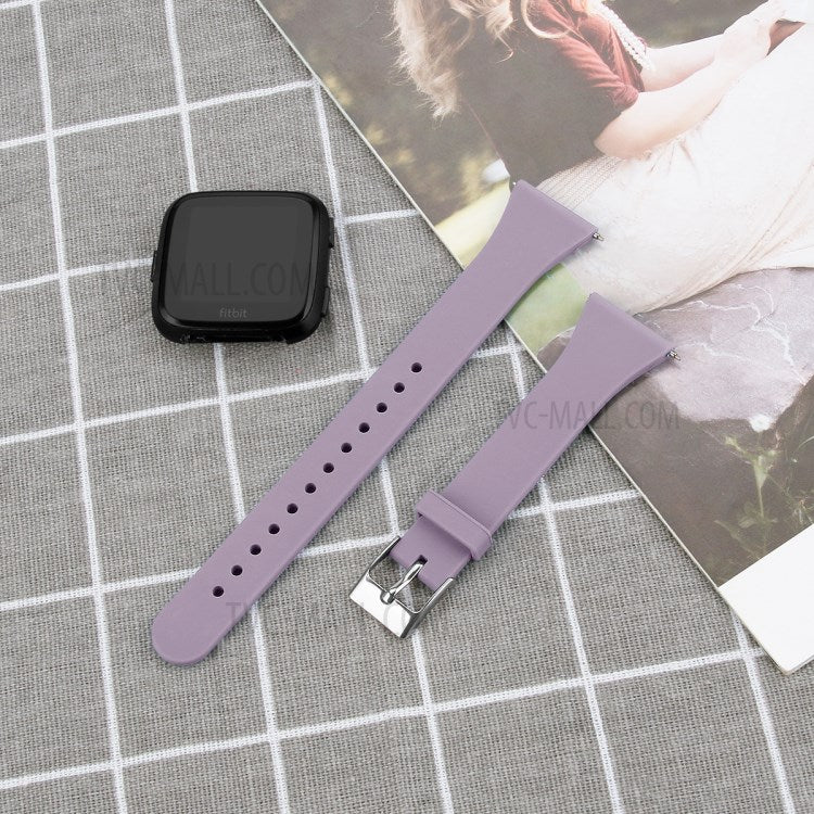 Soft Silicone Watch Band Replacement for Fitbit Versa / Versa 2 - Purple