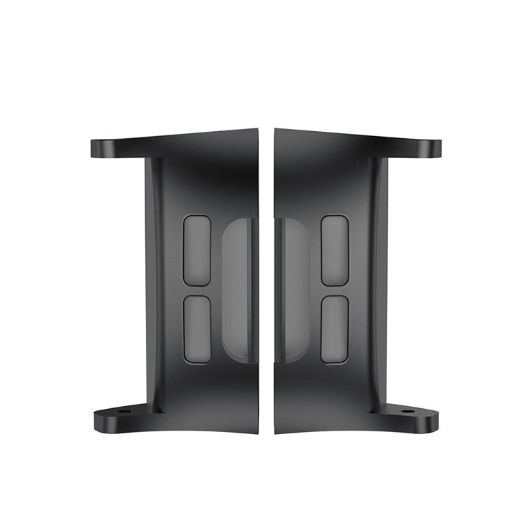 Plating Watch Band Connector Metal Head Connector for Fitbit Charge 3/4 Wristband - Black