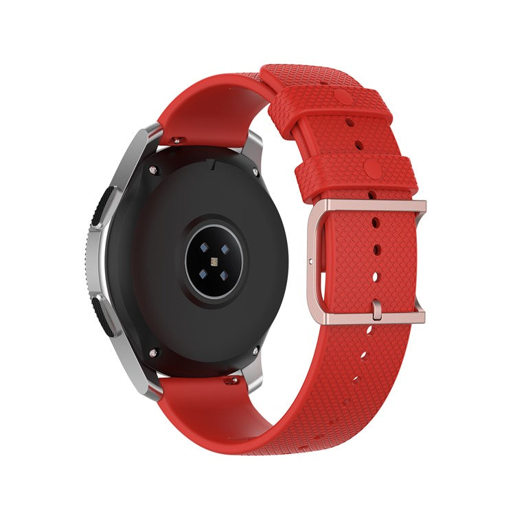 Dot Pattern Silicone Smart Watch Band 22mm for Samsung Galaxy Watch3 45mm/Galaxy Watch 46mm - Red