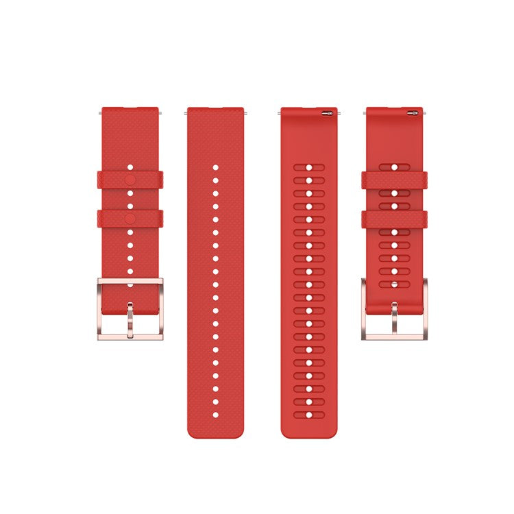 Dot Pattern Silicone Smart Watch Band 22mm for Samsung Galaxy Watch3 45mm/Galaxy Watch 46mm - Red