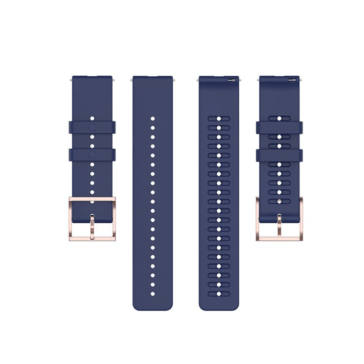 Dot Pattern Silicone Smart Watch Band 22mm for Samsung Galaxy Watch3 45mm/Galaxy Watch 46mm - Dark Blue