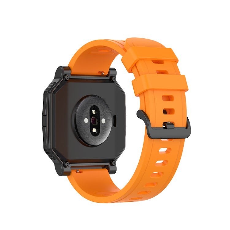 Soft Silicone Watch Strap Replacement 20mm for Amazfit Neo - Orange