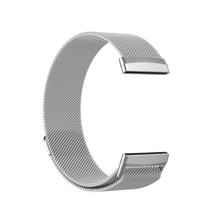 Milanese Fine Mesh Stainless Steel Magnetic Smart Watch Band for Fitbit Versa 3/Sense