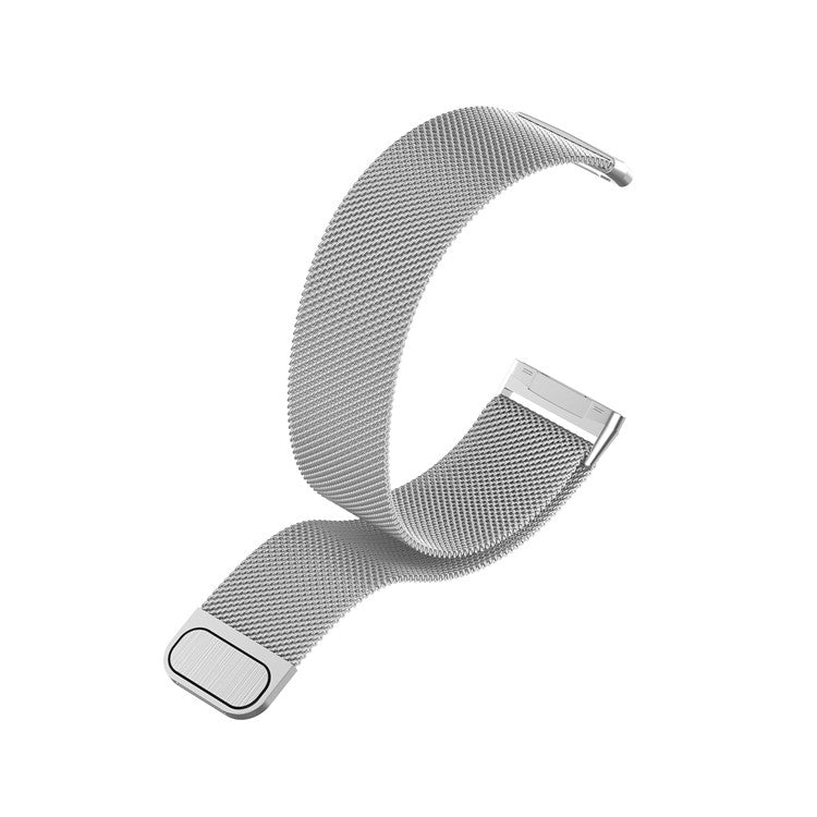Milanese Fine Mesh Stainless Steel Magnetic Smart Watch Band for Fitbit Versa 3/Sense