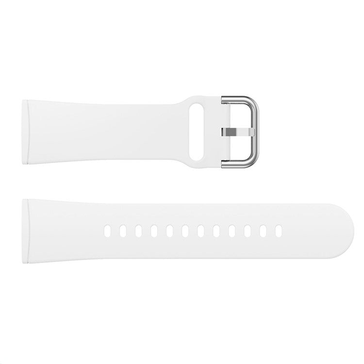 Soft Silicone Smart Watch Strap Replacement for Fitbit Versa 3 - White