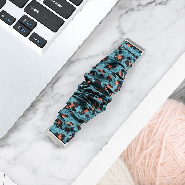Hair Band Printed Fabric Watch Band Replacement for Fitbit Versa 3 - Style D