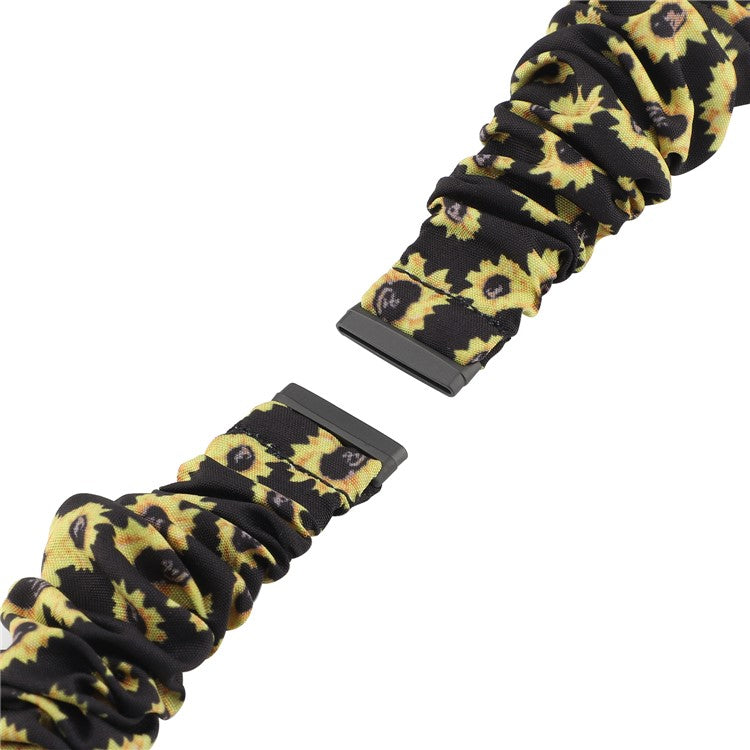Hair Band Printed Fabric Watch Band Replacement for Fitbit Versa 3 - Style N