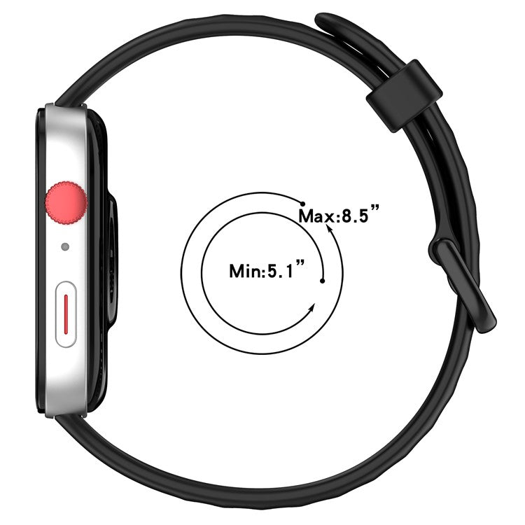 For Huawei Watch Fit 3 Replacement Wrist Band Soft Silicone Watch Strap - White