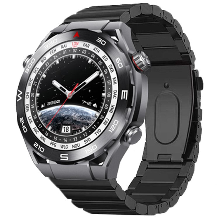 For Huawei Watch GT4 / Xiaomi Mi Watch / Samsung Titanium Alloy Watch Strap 22mm - Grey