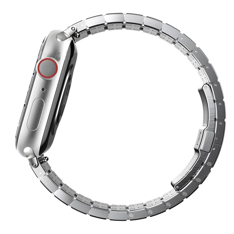 For Apple Watch 10 46mm / Ultra 2 / Ultra 49mm / 9 8 7 45mm / SE (2023) SE (2022) SE 6 5 4 44mm / 3 2 1 42mm Titanium Alloy Band - Silver