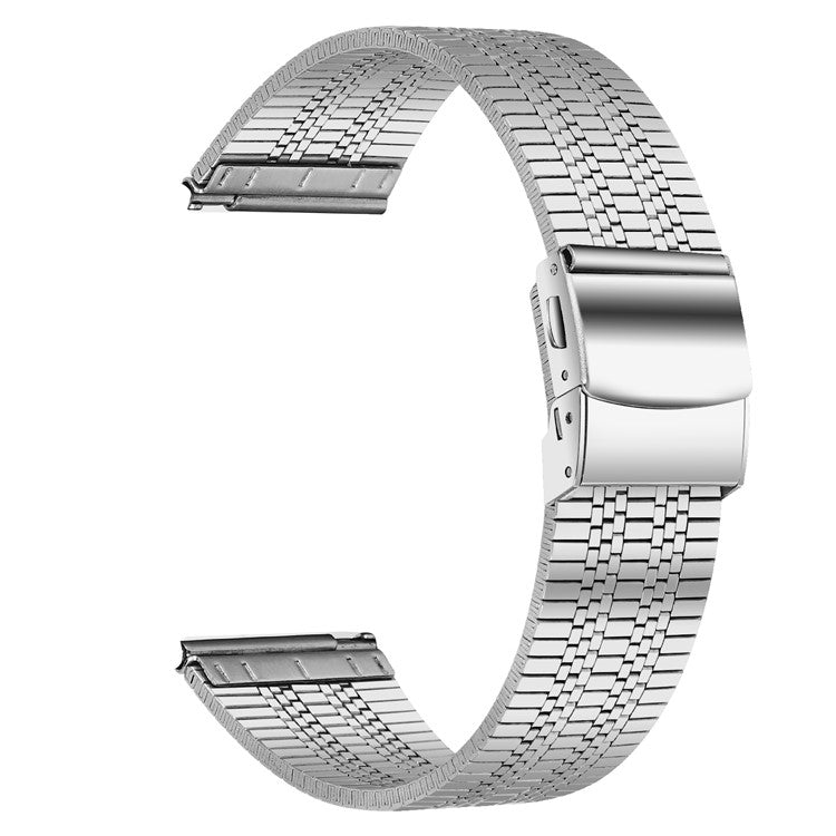 For Garmin Vivomove Style / Garminmove Style Stainless Steel Watch Strap 20mm Wrist Band - Silver