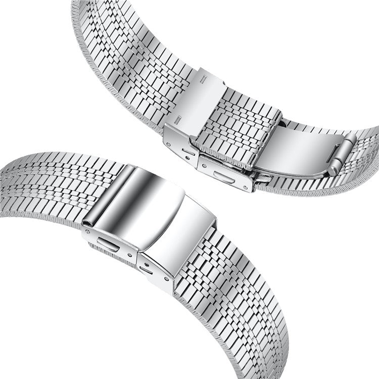 For Garmin Vivomove Style / Garminmove Style Stainless Steel Watch Strap 20mm Wrist Band - Silver