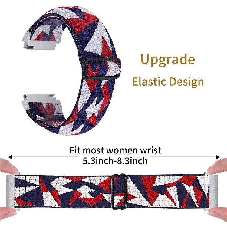 For Garmin Vivomove Style / GarminMove Style / Vivomove / Garmin Vivomove HR Sport 20mm Wide Elastic Watch Strap - 11