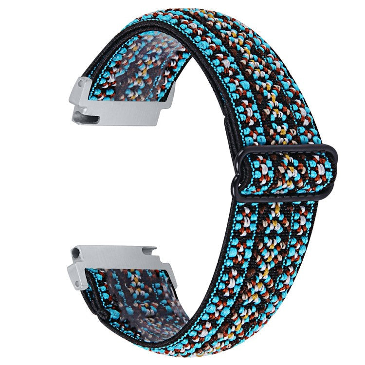 For Garmin Vivomove 3 / GarminMove 3 20mm Elastic Jacquard Fabric Watch Strap Replacement - 4