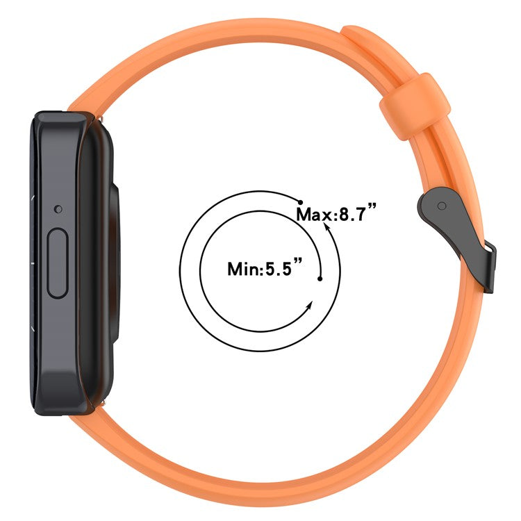 For SKG V9 / V9 Pro / Huami Amazfit Bip 5 / Bip 5 Unity Watch Strap Liquid Silicone Band Replacement - Navy Blue