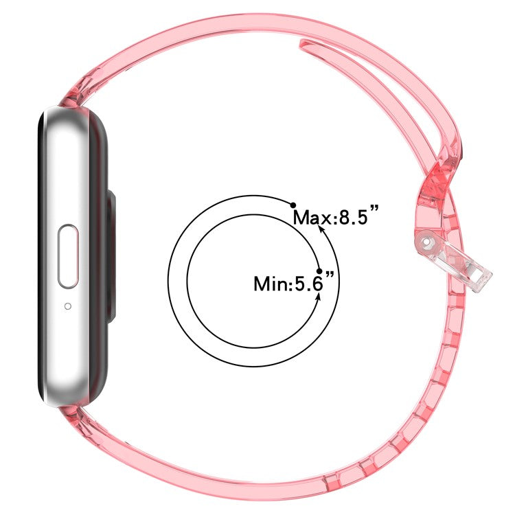 For Samsung Galaxy Fit3 R390 TPU Watch Band Change Color Wrist Strap - Starry Purple