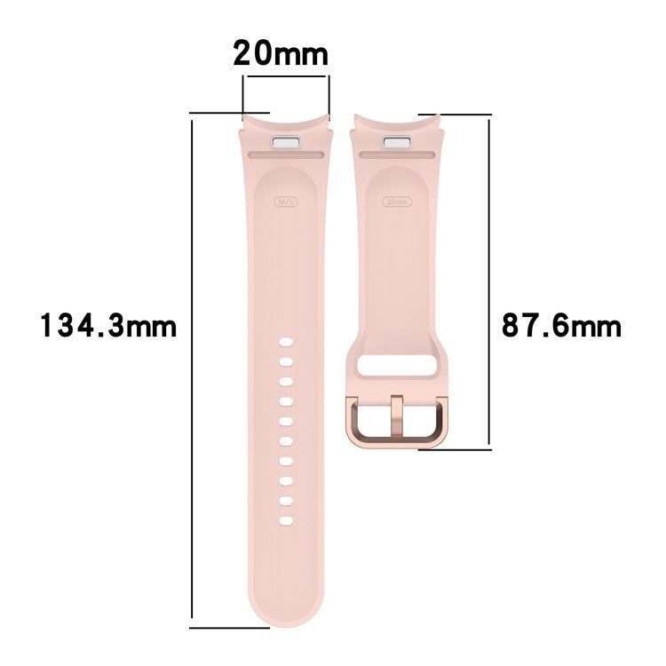 Watch Band for Samsung Galaxy Watch7/Watch FE/Watch6/Watch 5/Watch4 Silicone Wrist Strap - Blue