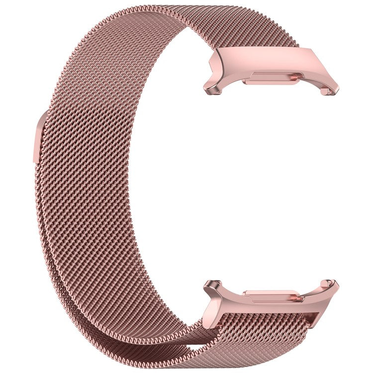 For Samsung Galaxy Watch Ultra 47mm Watch Band Magnetic Buckle Metal Milanese Wrist Strap - Rose Pink