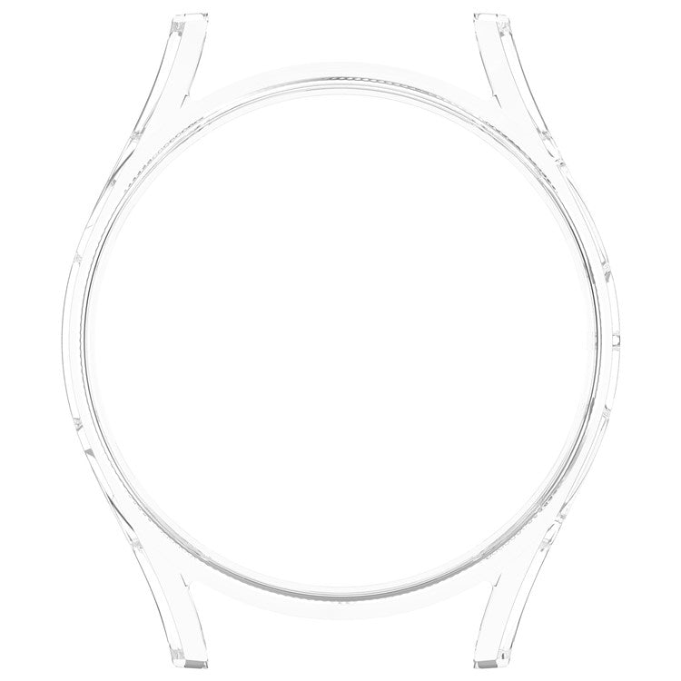 For Samsung Galaxy Watch7 44mm Anti-Collision PC Watch Case Hollow Protective Frame - Transparent