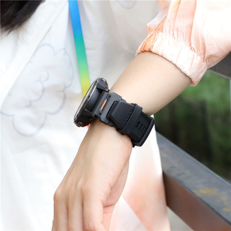 For Garmin Fenix 3 / 5 / 5X / 6X / 7X Soft Rubber Replacement Strap 26mm Universal Smart Watch Wrist Band - Black