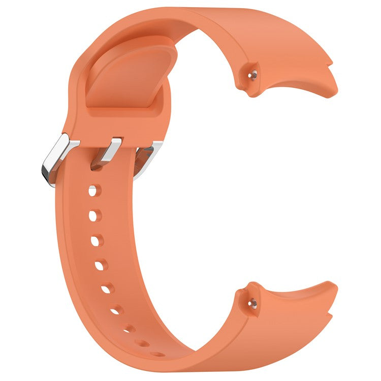 For Samsung Galaxy Watch7 / Watch6 / Watch FE 40mm / Watch 5 / Watch4 Wrist Band Silicone Watch Strap - Orange