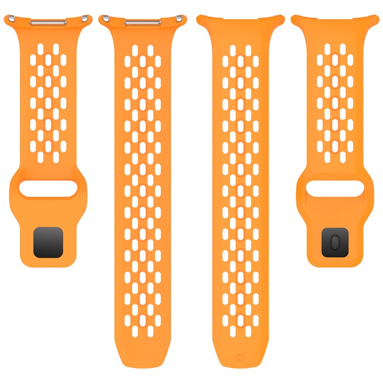 For Samsung Galaxy Watch Ultra 47mm Fluororubber Watch Band Multiple Holes Breathable Strap - Green