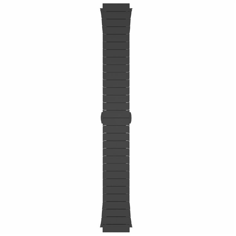 For Huawei Watch 4 / 4 Pro / GT 4 46mm Replacement Watch Strap 22mm Magnetic Buckle Zinc Alloy Band - Black