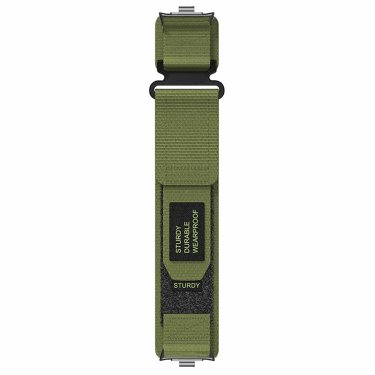 For Xiaomi Smart Band 8 Pro / Redmi Watch 4 Magic Tape Nylon Strap Replacement Watch Band - Army Green