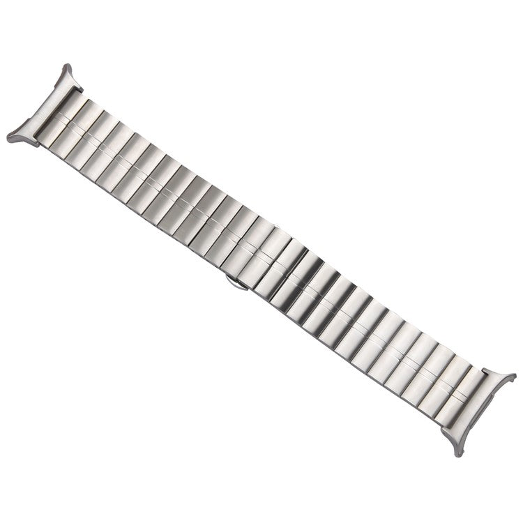 KALEBOL For Samsung Galaxy Watch Ultra 47mm Stylish Stainless Steel Watch Band Wrist Strap - Titanium