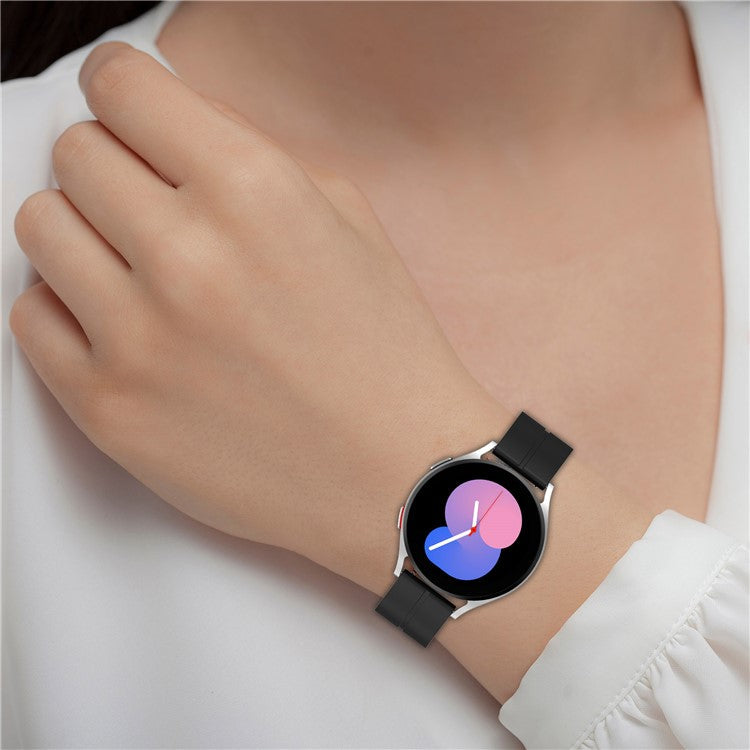 KALEBOL For Huawei Watch 4 / 4 Pro / GT 4 46mm Watch Strap 22mm Silicone Band Groove Design - Baby Blue