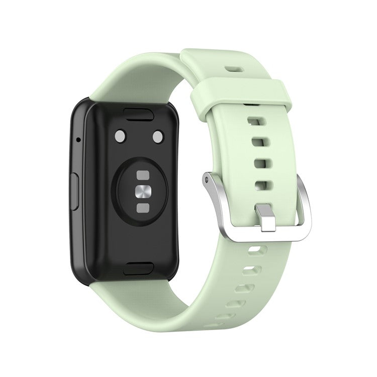 Soft Silicone Watch Strap for Huawei Watch Fit - Light Green