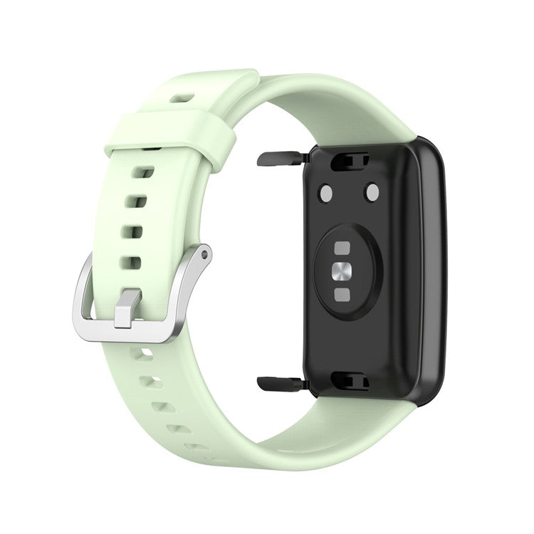 Soft Silicone Watch Strap for Huawei Watch Fit - Light Green