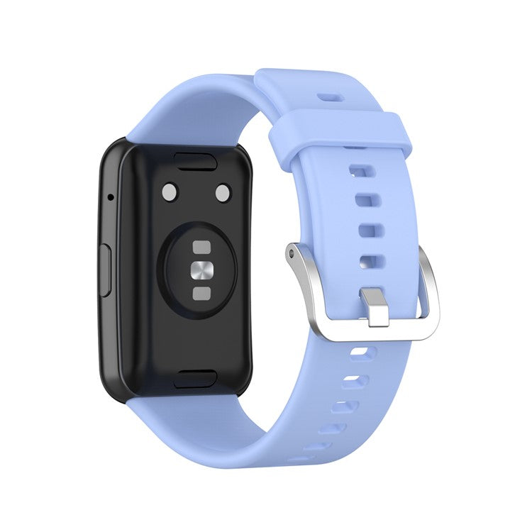 Soft Silicone Watch Strap for Huawei Watch Fit - Baby Blue