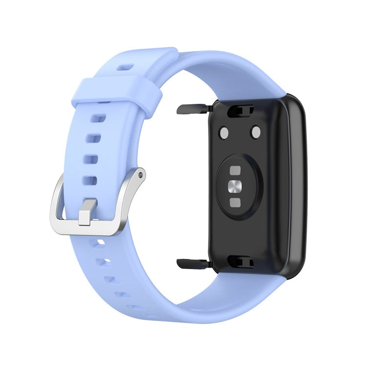 Soft Silicone Watch Strap for Huawei Watch Fit - Baby Blue