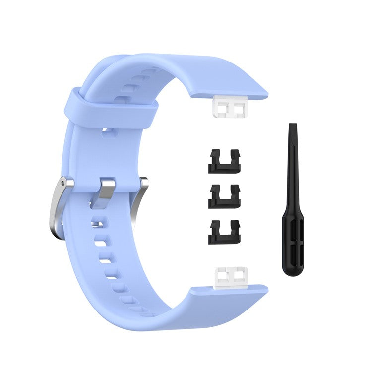 Soft Silicone Watch Strap for Huawei Watch Fit - Baby Blue