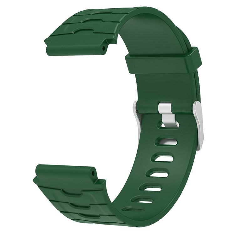 For Garmin Forerunner 920XT Watch Strap Silicone Band with Spring Bar and Screwdriver - Army Green