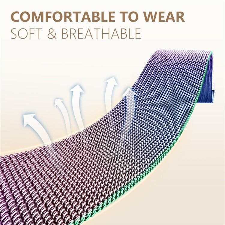 Size L Watch Band For Apple Watch Series 10 9 8 7 SE 6 5 4 3 2 1 42mm 41mm 40mm 38mm Metal Strap Wrist Band - Multi-Color