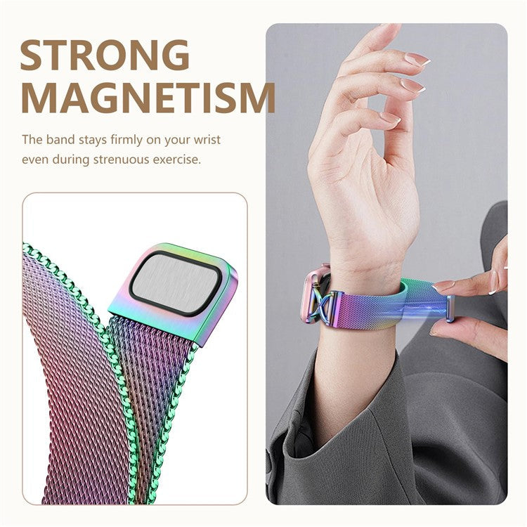 Size L Watch Band For Apple Watch Series 10 9 8 7 SE 6 5 4 3 2 1 42mm 41mm 40mm 38mm Metal Strap Wrist Band - Multi-Color