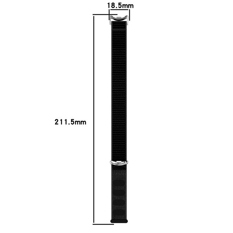 For Xiaomi Smart Band 9 NFC / 9 / 8 NFC / 8 Nylon Wrist Strap Bracelet Band with Magic Tape - Blue