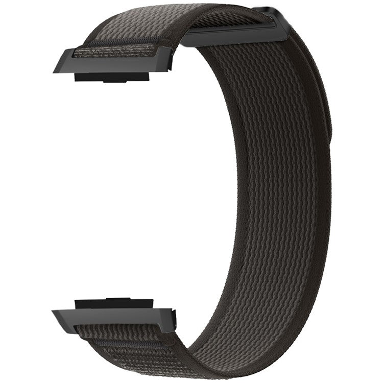 For Xiaomi Watch H1 Nylon Watch Band Adjustable Loop Fastener Strap - Black