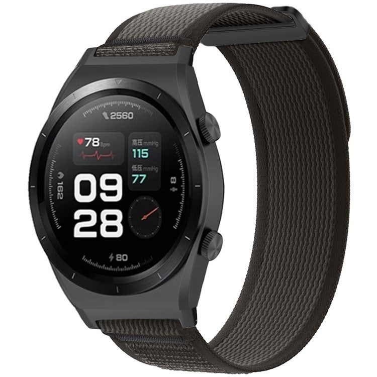 For Xiaomi Watch H1 Nylon Watch Band Adjustable Loop Fastener Strap - Black