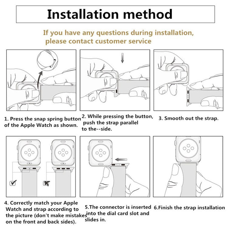 For Apple Watch Series 10 42mm / 9 8 7 41mm / SE (2023) SE (2022) SE 6 5 4 40mm / 3 2 1 38mm Genuine Cow Leather Strap - Brown