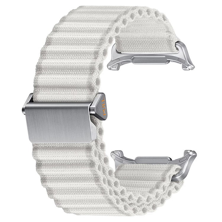 KALEBOL For Samsung Galaxy Watch Ultra 47mm Watch Band Adjustable Nylon Wrist Strap - Starlight
